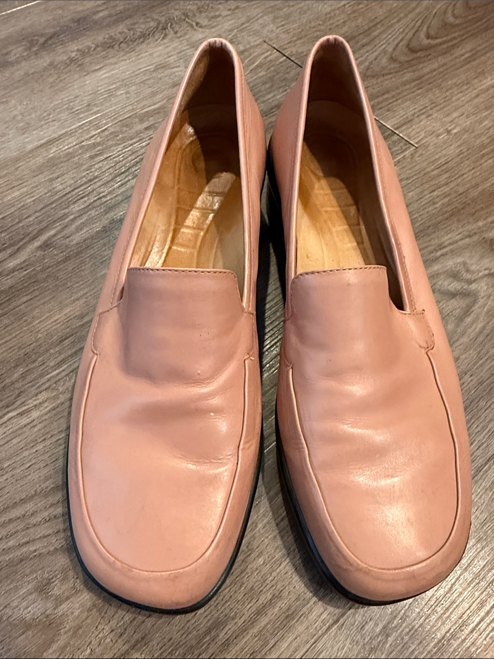 Nurture by Lamaze Lovely Blush Leather Slip-On Loafers Size 9 - Picture 2 of 8